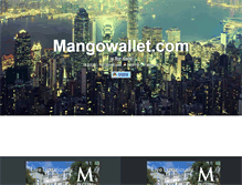 Tablet Screenshot of mangowallet.com
